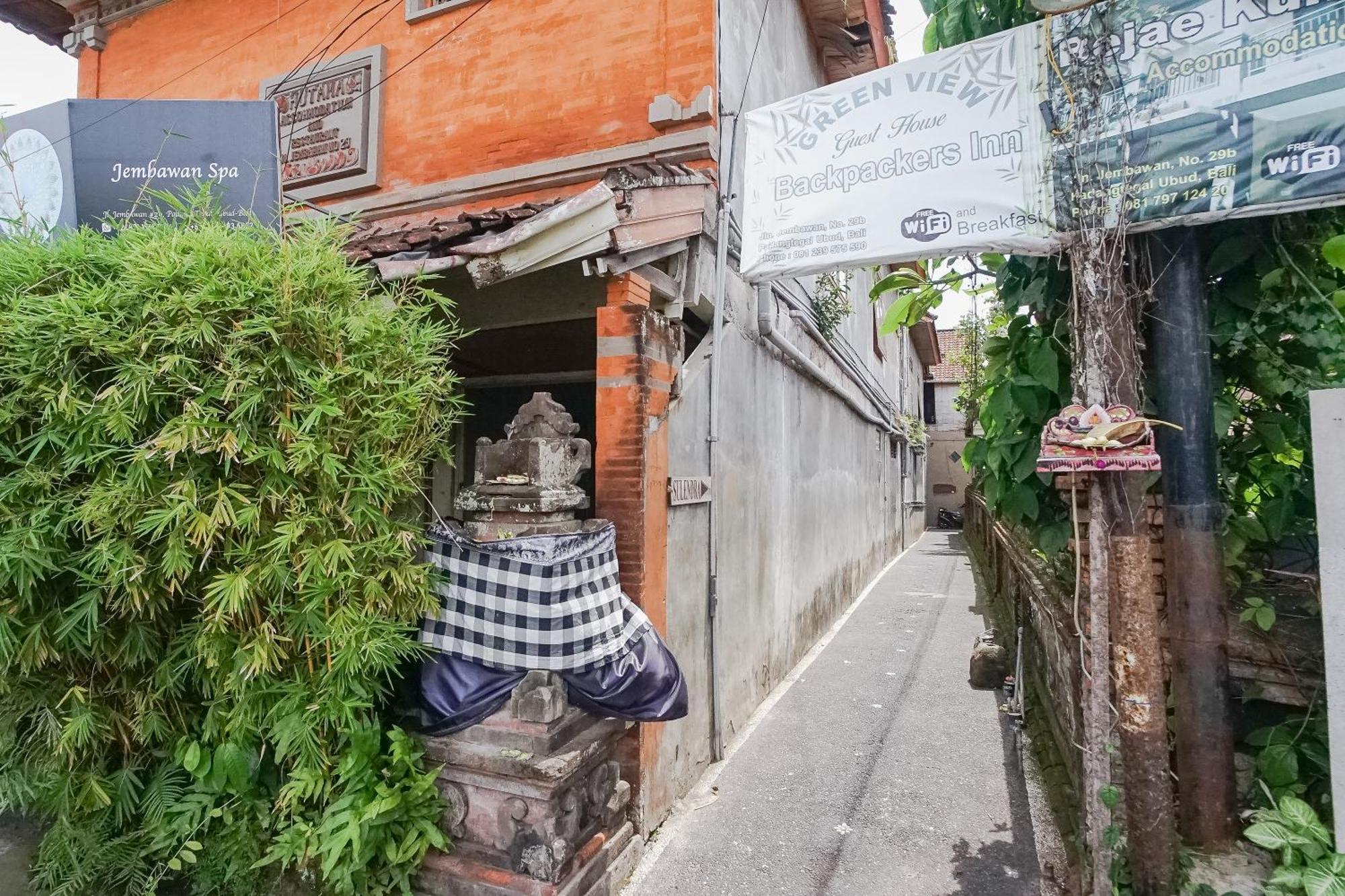 Green View Ubud Hostel Bali Bagian luar foto